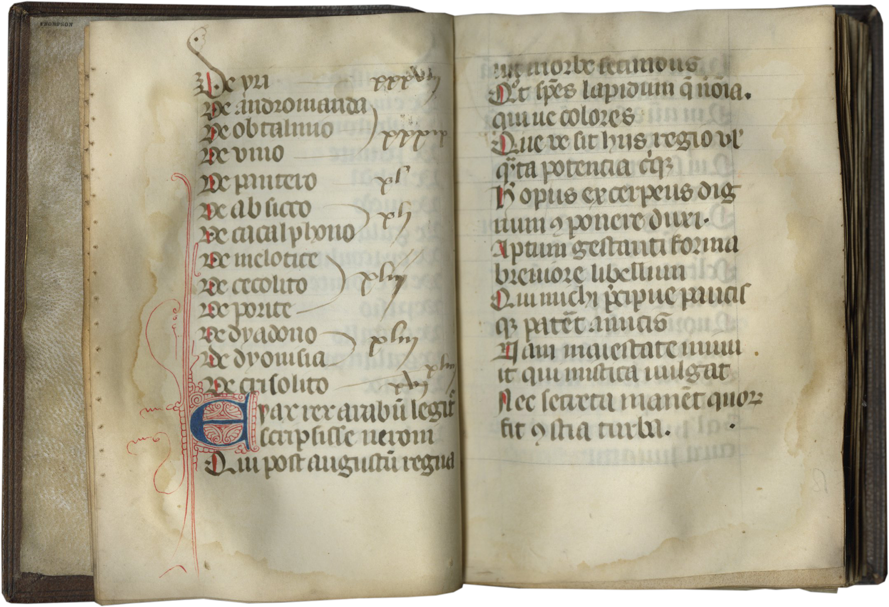 The Book of Stones : Medieval Text Manuscripts The Book of Stones : Medieval Text Manuscripts